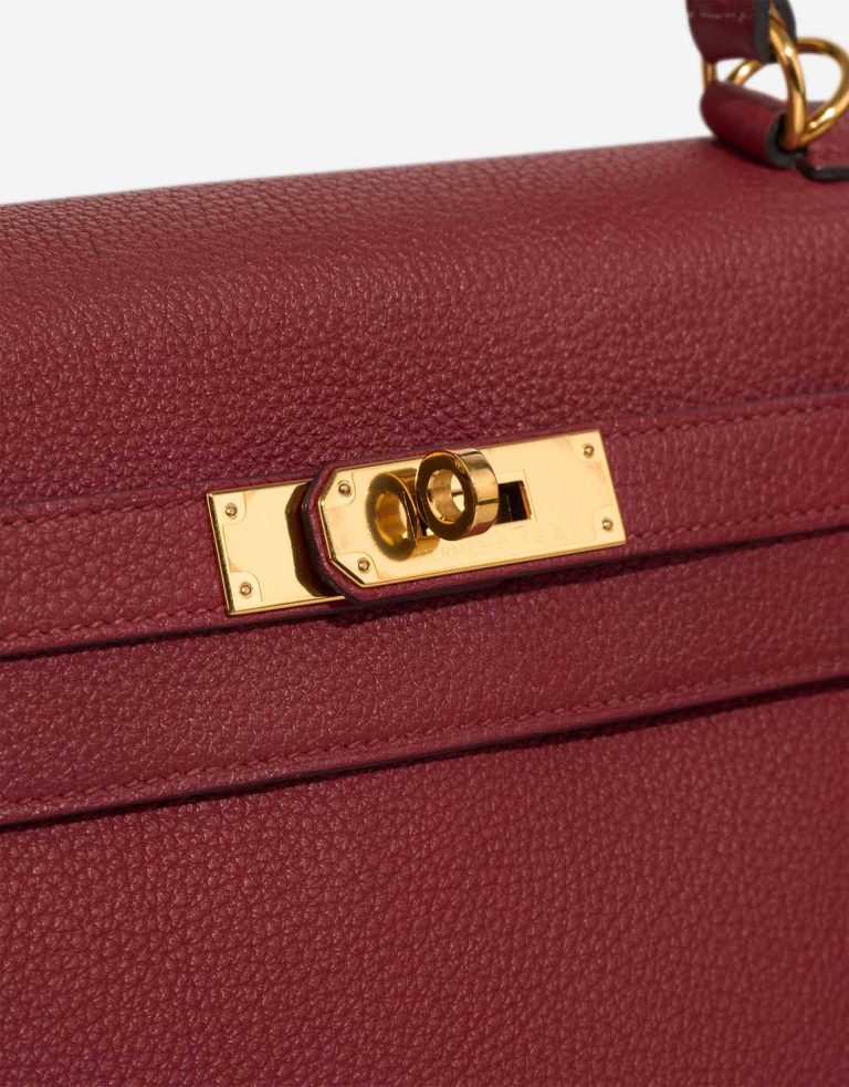 Hermès Kelly 32 Togo Bordeaux Closing System | Sell your designer bag
