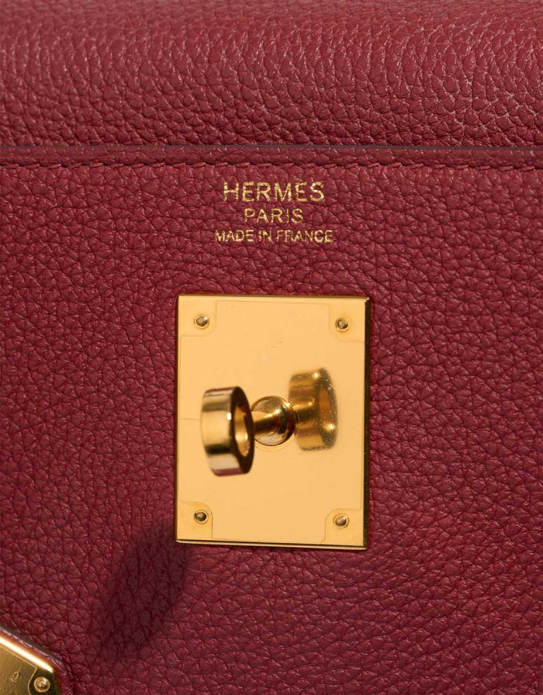 Hermès Kelly 32 Togo Bordeaux Logo | Sell your designer bag