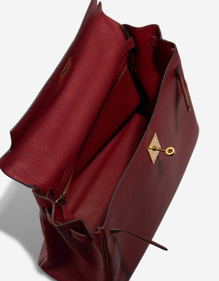 Hermès Kelly 32 Togo Bordeaux Inside | Sell your designer bag