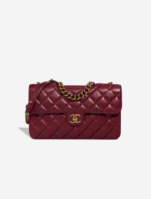 Chanel Timeless Jumbo Lamb Bordeaux Front | Sell your designer bag