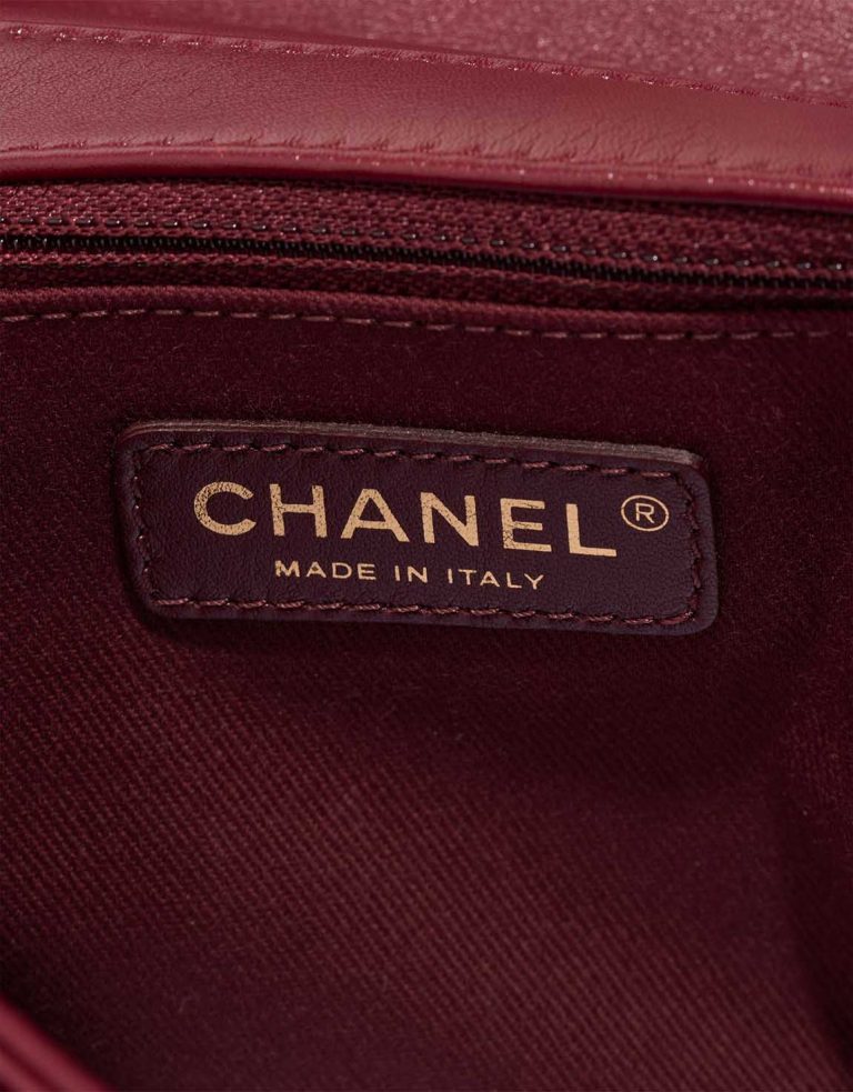 Chanel Timeless Jumbo Lamb Bordeaux Logo | Sell your designer bag