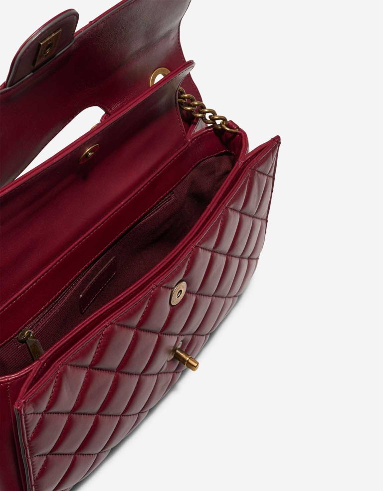 Chanel Timeless Jumbo Lamb Bordeaux Inside | Sell your designer bag