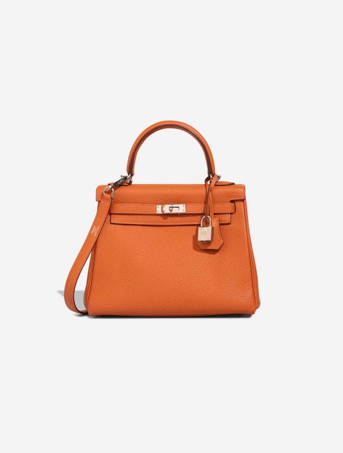 Hermès Kelly 25 Togo Orange Front | Sell your designer bag