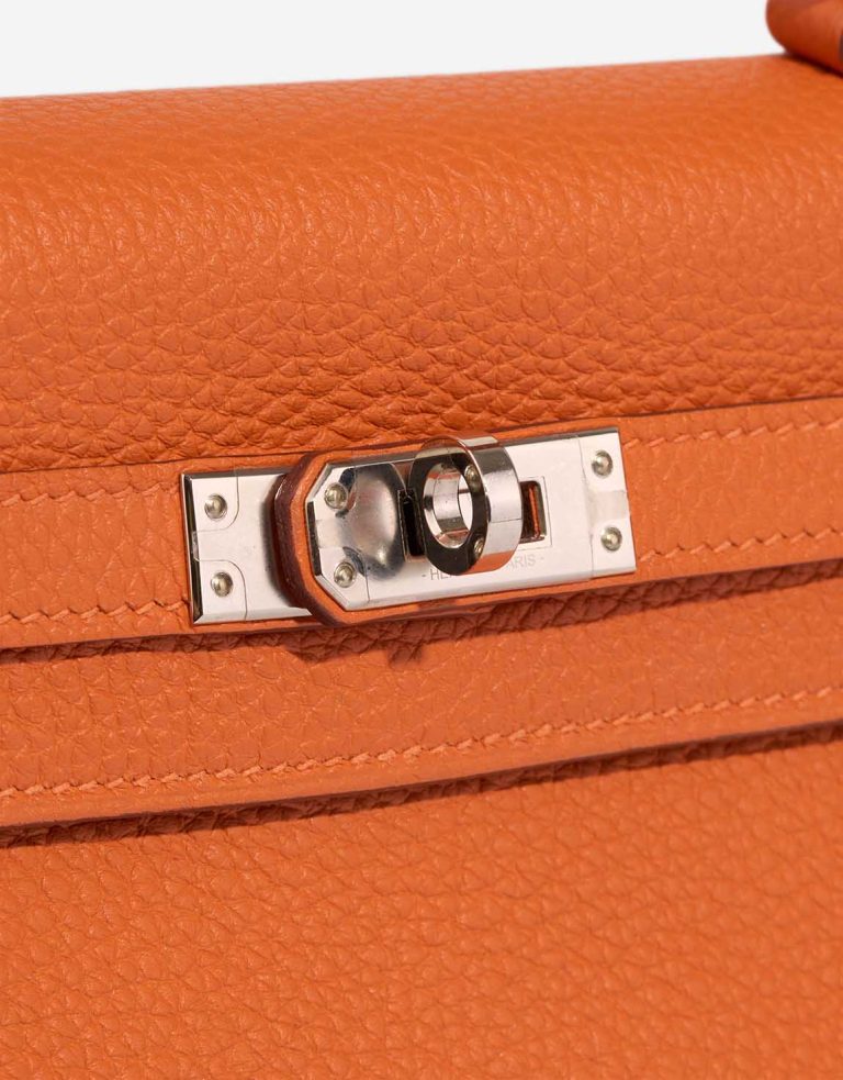 Hermès Kelly 25 Togo Orange Closing System | Sell your designer bag