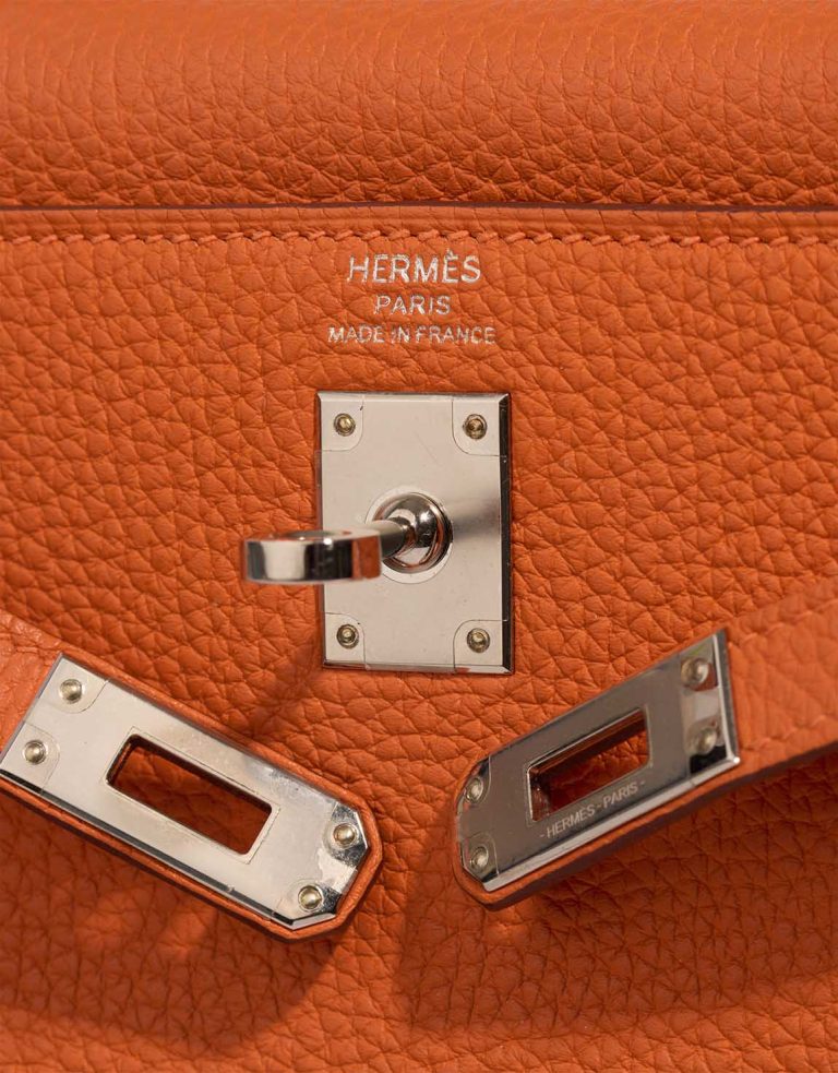 Hermès Kelly 25 Togo Orange Logo | Sell your designer bag