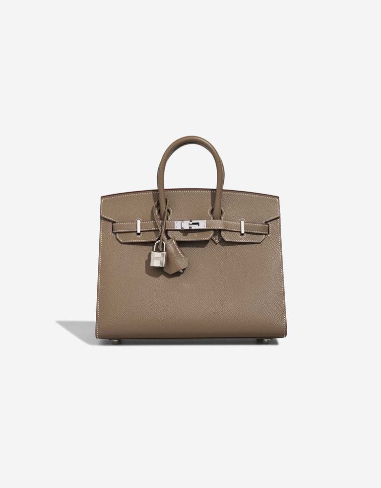 Hermès Birkin 25 Epsom Étoupe Front | Sell your designer bag