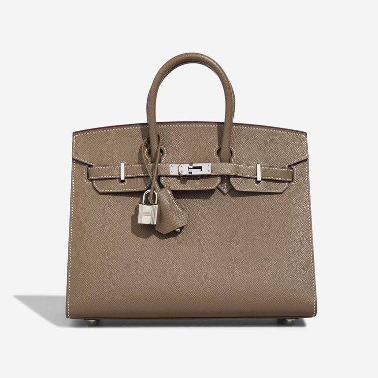 Hermès Birkin 25 Epsom Étoupe Front | Sell your designer bag