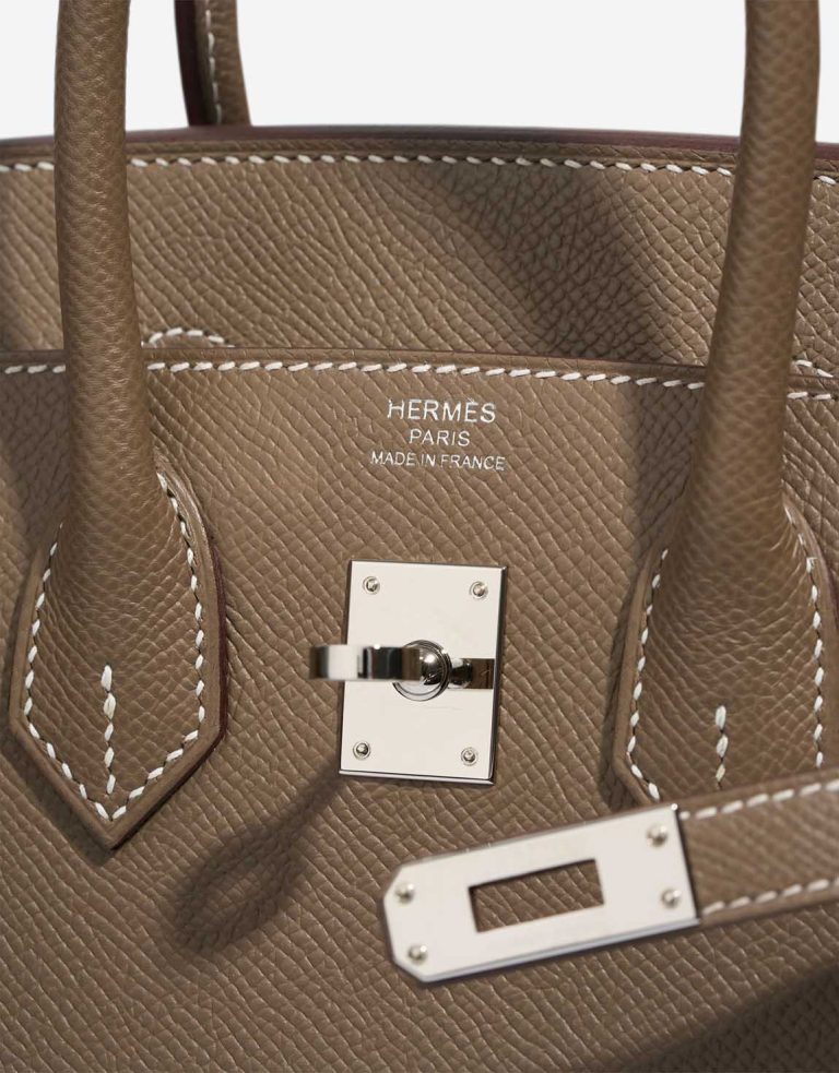 Hermès Birkin 25 Epsom Étoupe Logo | Sell your designer bag