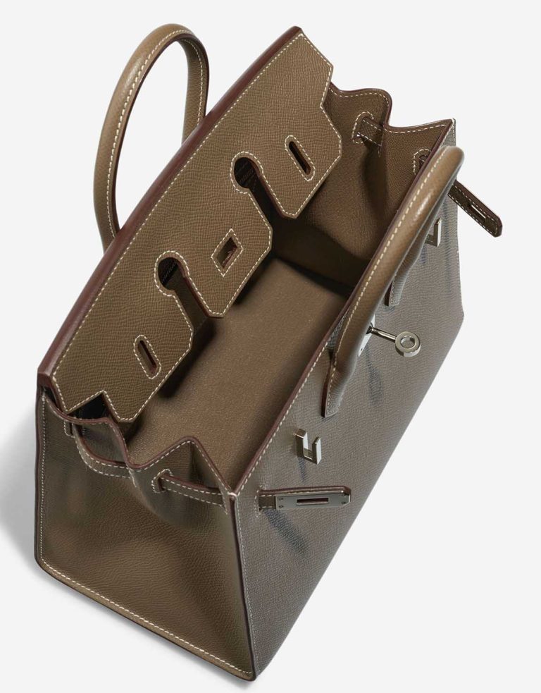Hermès Birkin 25 Epsom Étoupe Inside | Sell your designer bag