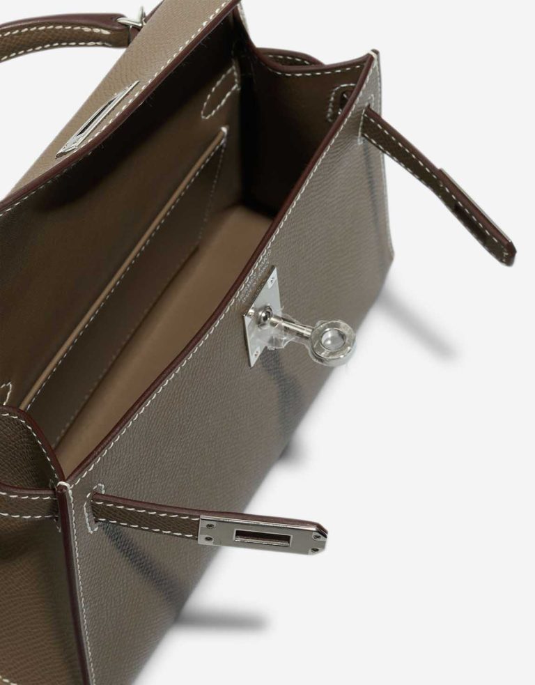 Hermès Kelly Mini Epsom Étoupe Inside | Sell your designer bag