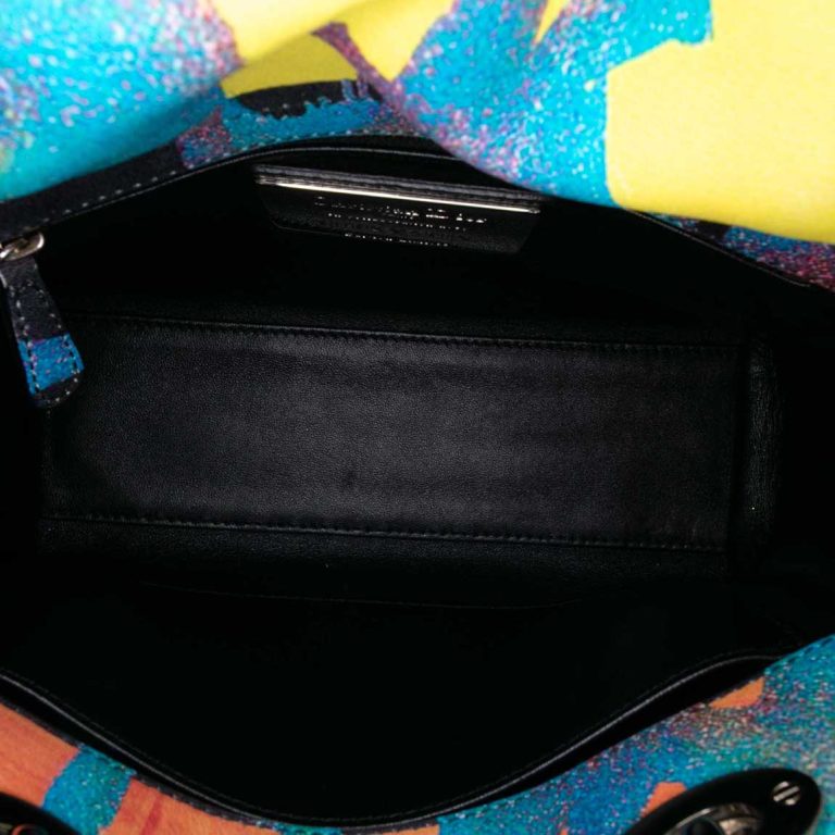 Dior Lady Chris Martin Small Calf Pink / Orange / Blue Inside | Sell your designer bag