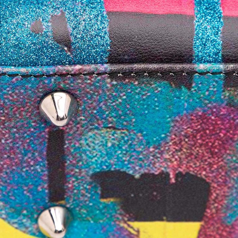 Dior Lady Chris Martin Small Calf Pink / Orange / Blue Signs of wear | Sell your designer bag