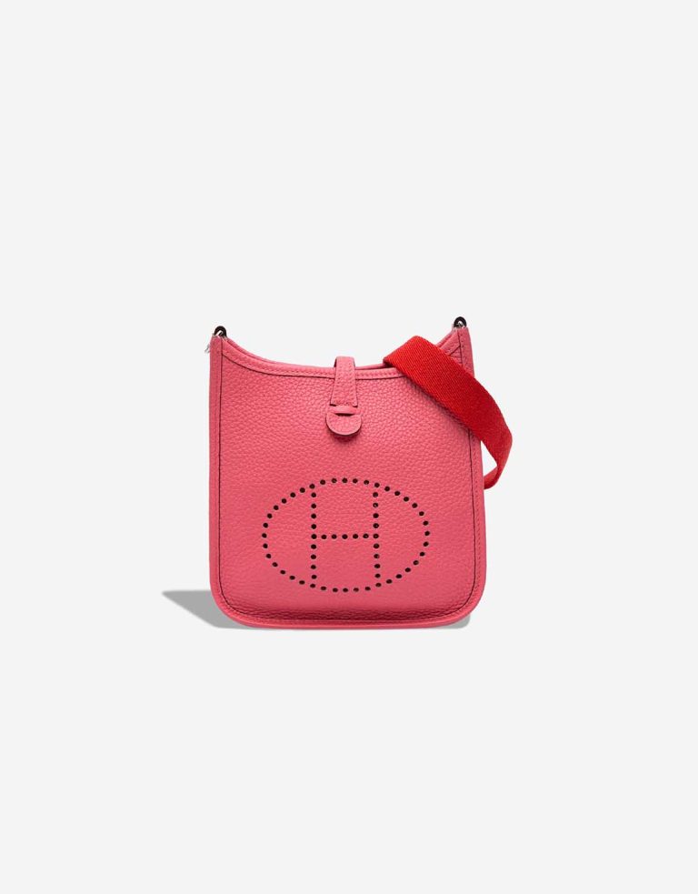 Hermès Evelyne 16 Taurillon Clémence Rose Azalée Front | Sell your designer bag