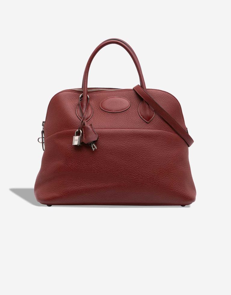Hermès Bolide 35 Togo Rouge Grenat Front | Sell your designer bag