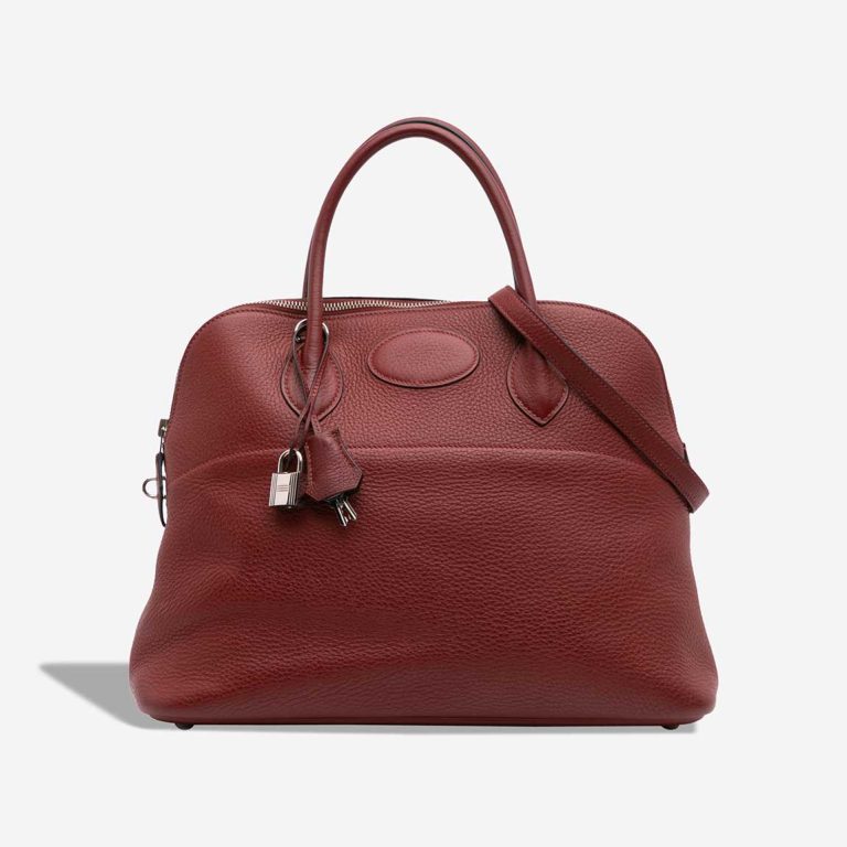 Hermès Bolide 35 Togo Rouge Grenat Front | Sell your designer bag
