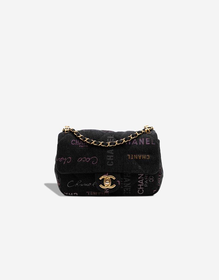 Chanel Timeless Medium Denim Black / Multicolour Front | Sell your designer bag