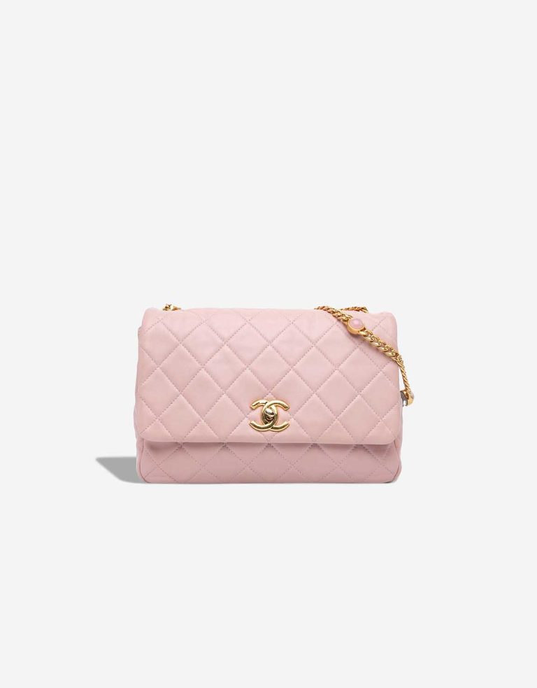 Chanel Timeless Medium Lamb Light Pink Front | Sell your designer bag
