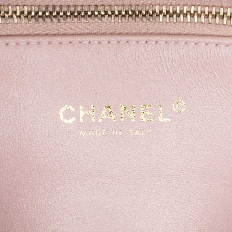 Chanel Timeless Medium Lamb Light Pink Logo | Sell your designer bag