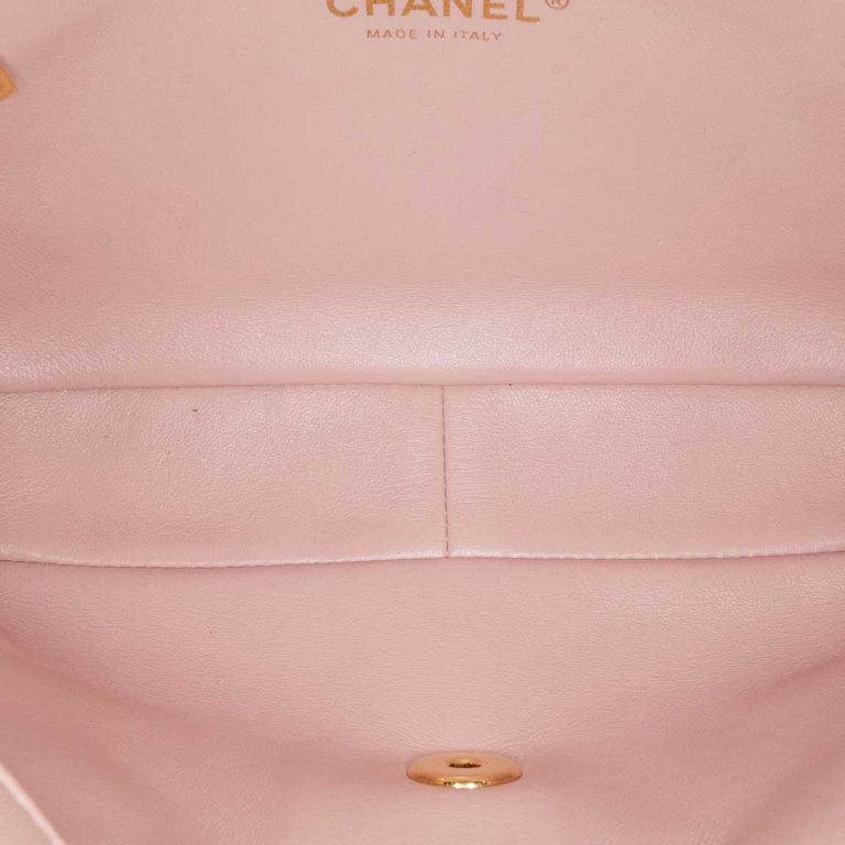 Chanel Timeless Medium Lamb Light Pink Inside | Sell your designer bag