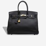 Hermès Birkin 35 Swift Black Front | Sell your designer bag