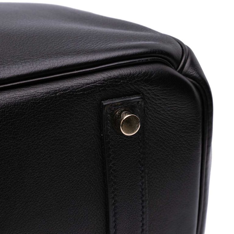 Hermès Birkin 35 Swift Black Signs of wear | Sell your designer bag