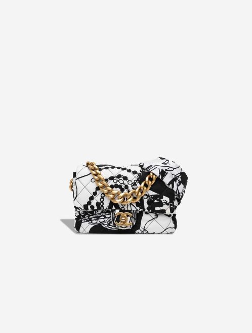 Chanel Timeless Mini Rectangular Canvas White / Black Front | Sell your designer bag