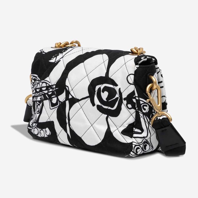 Chanel Timeless Mini Rectangular Canvas White / Black | Sell your designer bag