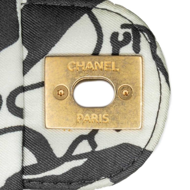 Chanel Timeless Mini Rectangular Canvas White / Black Closing System | Sell your designer bag