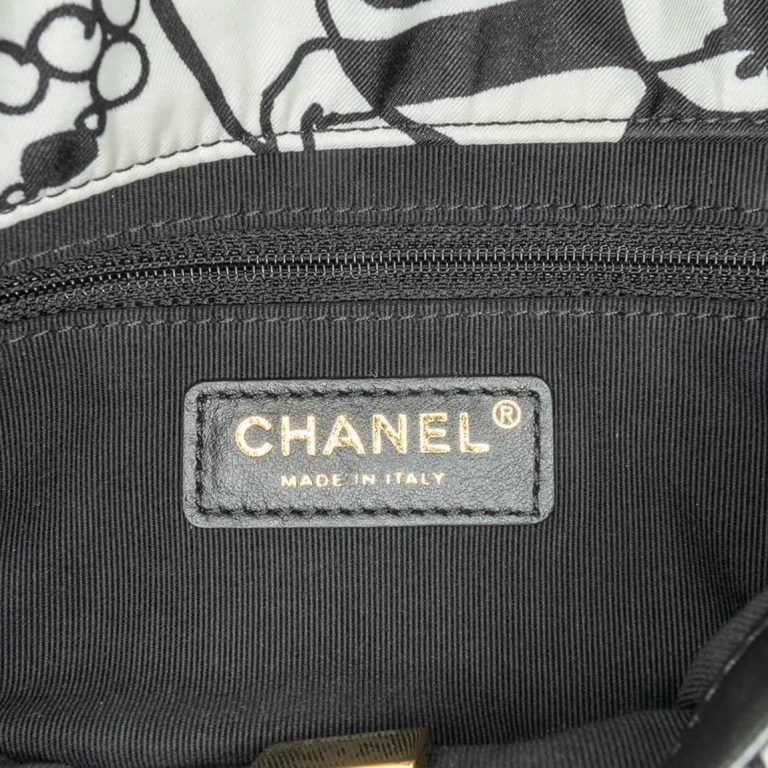 Chanel Timeless Mini Rectangular Canvas White / Black Logo | Sell your designer bag