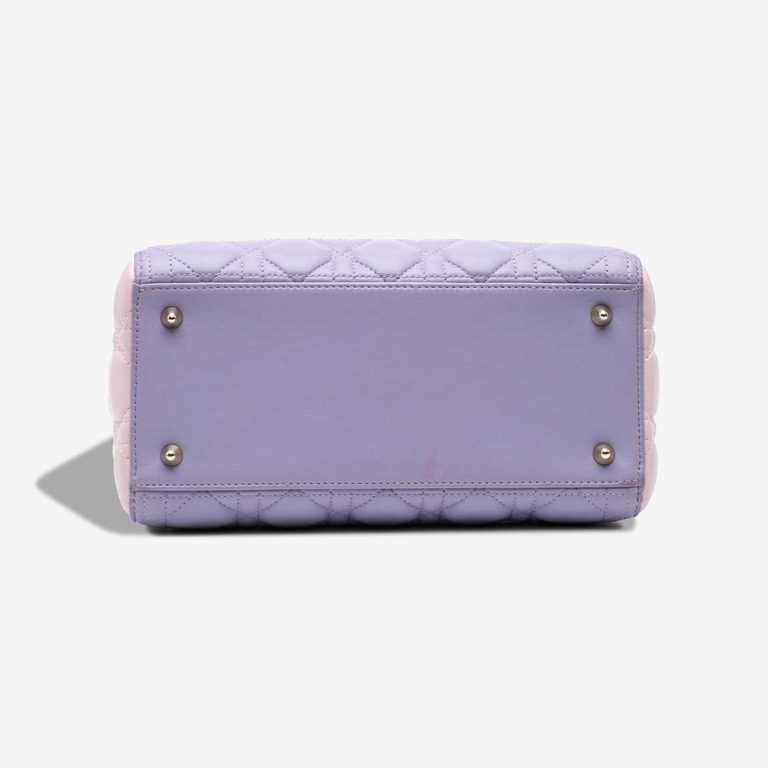 Dior Lady Medium Lamb Purple / Light Pink | Sell your designer bag