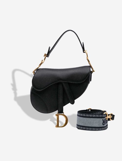 Dior Saddle Mini Calf Black Front | Sell your designer bag