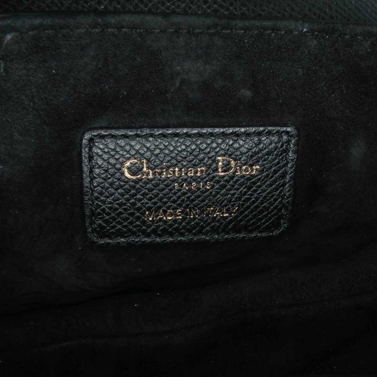 Dior Saddle Mini Calf Black Logo | Sell your designer bag