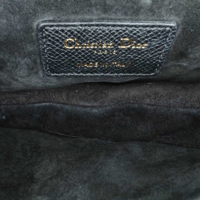 Dior Saddle Mini Calf Black Inside | Sell your designer bag