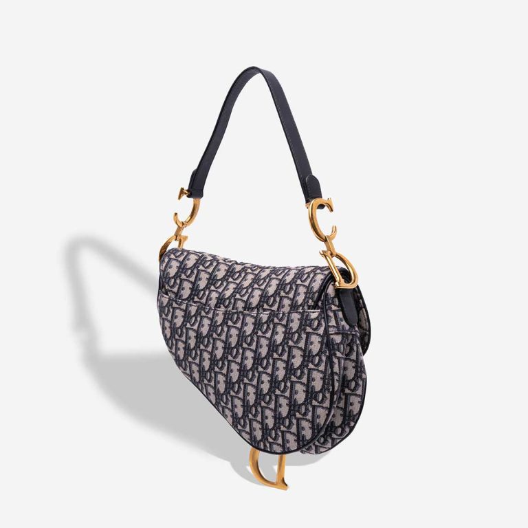 Dior Saddle Medium Oblique Jacquard Blue | Sell your designer bag