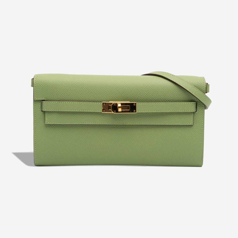 Hermès Kelly To Go Epsom Vert Criquet Front | Sell your designer bag