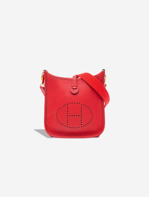 Hermès Evelyne 16 Taurillon Clémence Rouge Tomate Front | Sell your designer bag