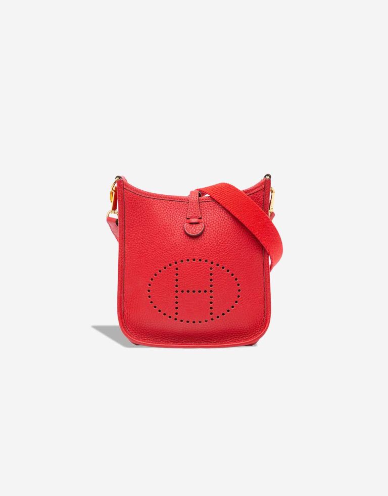 Hermès Evelyne 16 Taurillon Clémence Rouge Tomate Front | Sell your designer bag