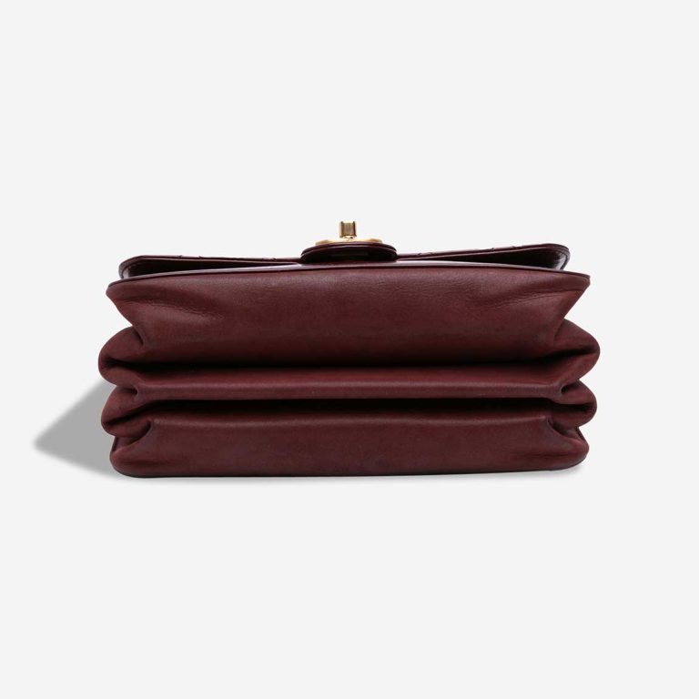 Chanel Flap Bag Small Aged Calf Dark Red | Sell your designer bag