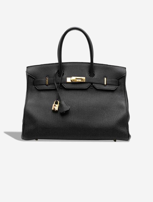 Hermès Birkin 35 Togo Black Front | Sell your designer bag