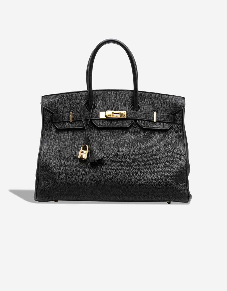 Hermès Birkin 35 Togo Black Front | Sell your designer bag