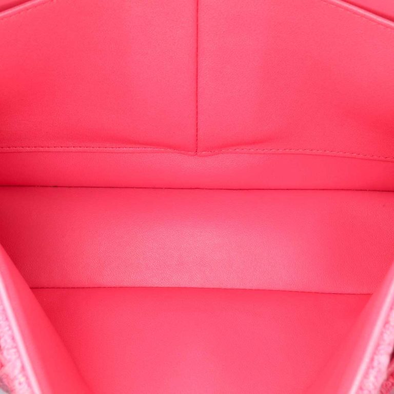 Chanel Timeless Medium Tweed Pink Inside | Sell your designer bag
