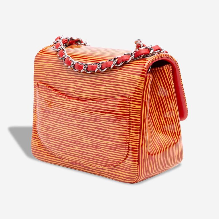 Chanel Timeless Mini Square Patent Red / Yellow | Sell your designer bag