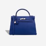 Hermès Kelly 32 Togo Bleu Électrique Front | Sell your designer bag