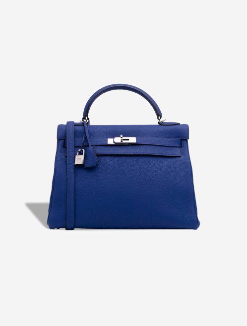 Hermès Kelly 32 Togo Bleu Électrique Front | Sell your designer bag