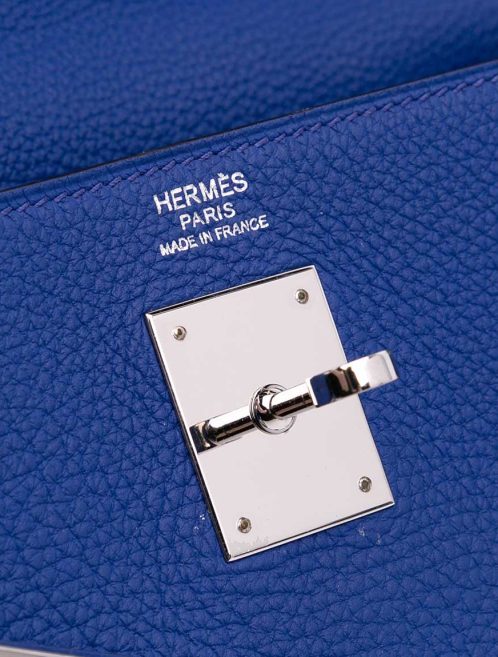 Hermès Kelly 32 Togo Bleu Électrique Logo | Sell your designer bag