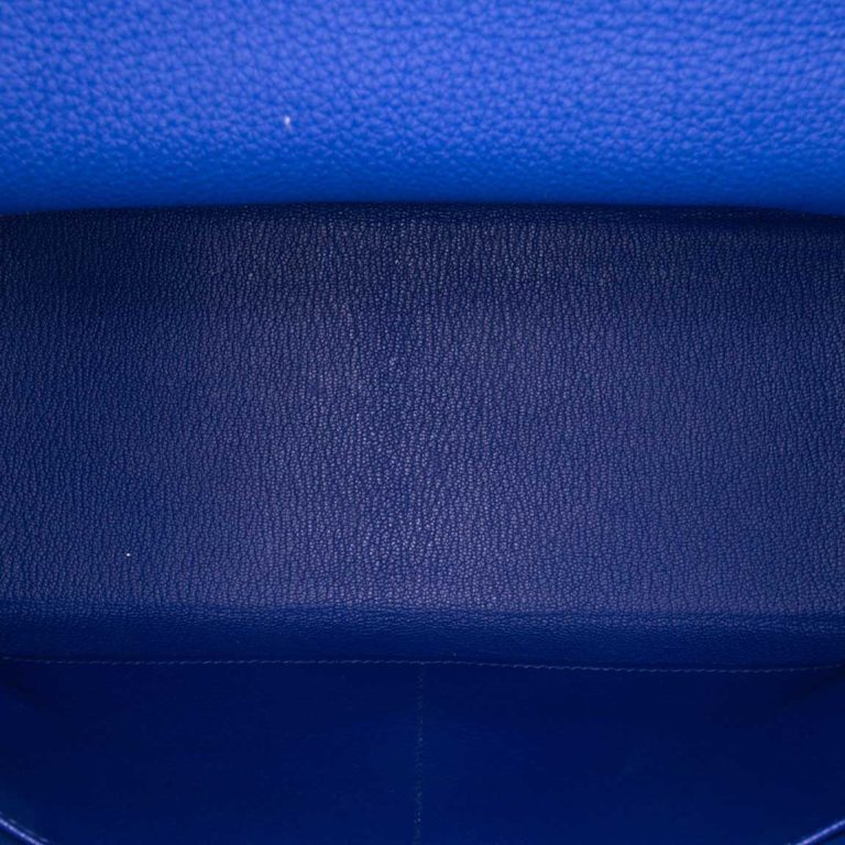 Hermès Kelly 32 Togo Bleu Électrique Inside | Sell your designer bag