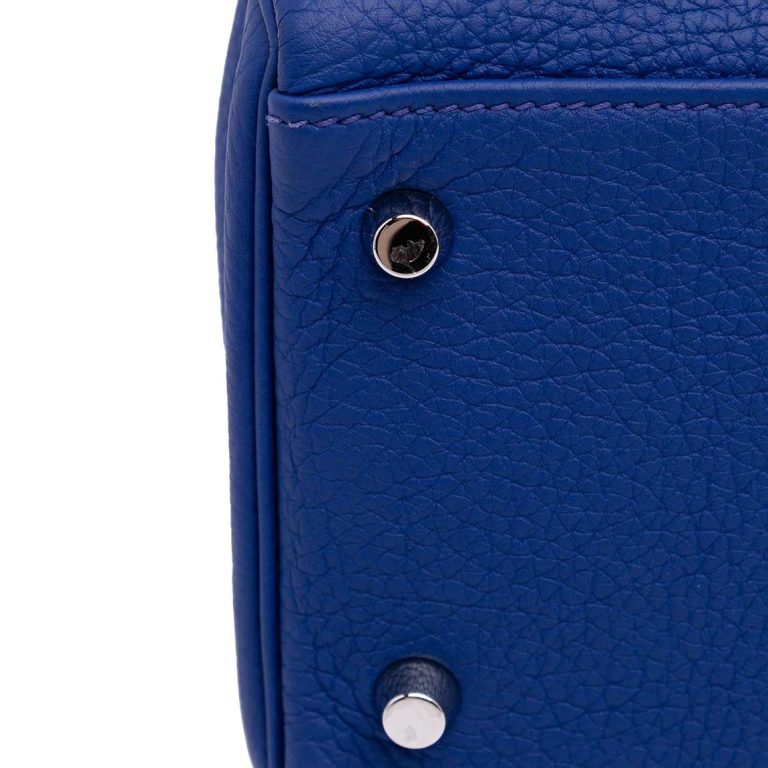 Hermès Kelly 32 Togo Bleu Électrique Signs of wear | Sell your designer bag