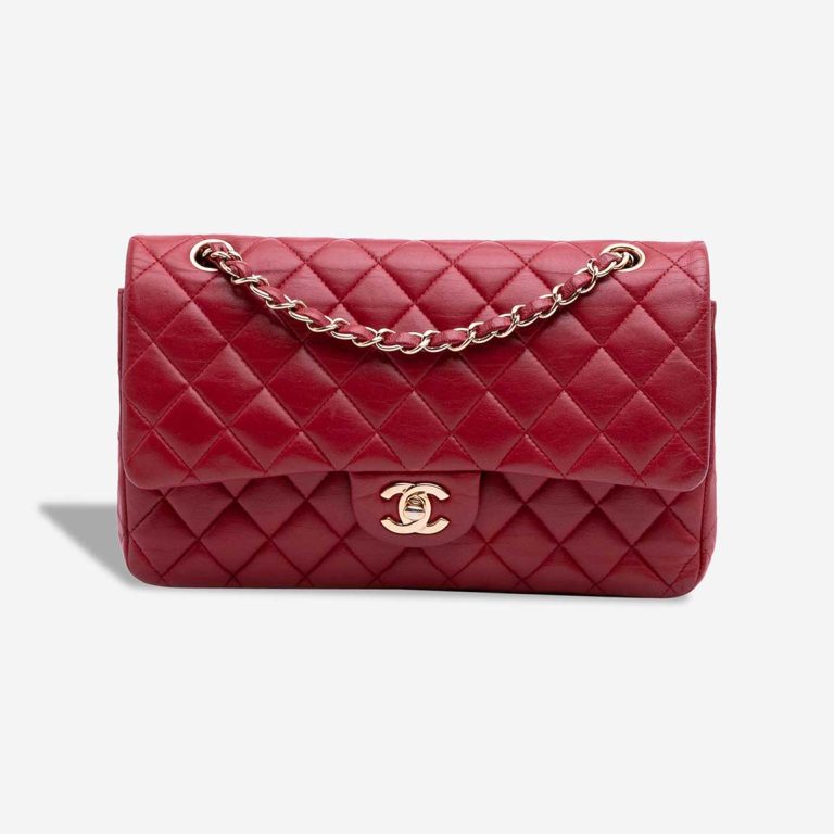 Chanel Timeless Medium Lamb Red Front | Sell your designer bag