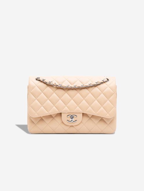 Chanel Timeless Jumbo Lamb Beige Front | Sell your designer bag
