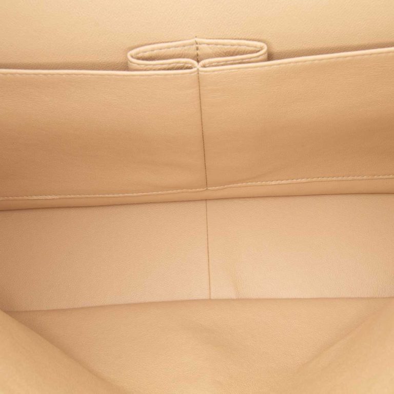 Chanel Timeless Jumbo Lamb Beige Inside | Sell your designer bag